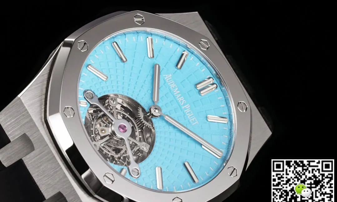Audemars Piguet Royal Oak Tourbillon 26530PT.OO.1220PT.01 R8 Factory 1:1 Best Edition Replica Watch Black Strap